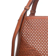 Frye Woven Perforated Jennie Tote Bag
