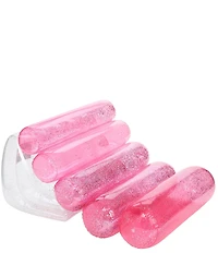 Funboy Clear Glitter Chaise Lounger Pool Float