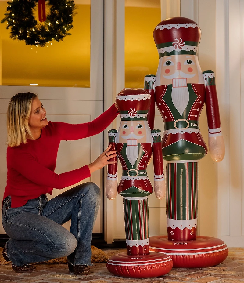 Funboy Inflatable Peppermint Nutcracker Decor