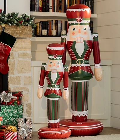 Funboy Inflatable Peppermint Nutcracker Decor