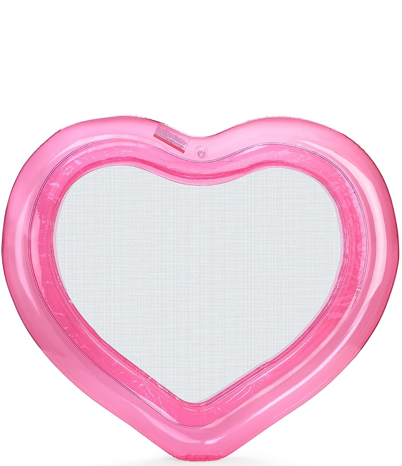 Funboy Mesh Heart Floating Mesh Lounger