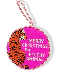 Furbish Filthy Animal Needlepoint Ornament