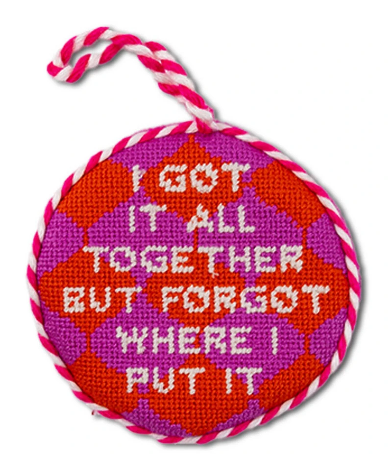Furbish Holiday Collection Got It All Together Needlepoint Ornament