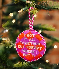 Furbish Holiday Collection Got It All Together Needlepoint Ornament