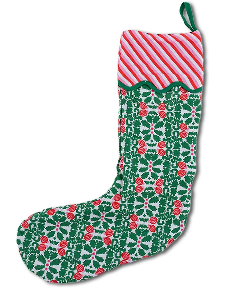 Furbish Holiday Collection Pomegranate Stocking