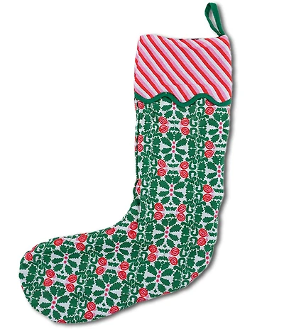 Furbish Holiday Collection Pomegranate Stocking