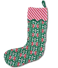 Furbish Holiday Collection Pomegranate Stocking