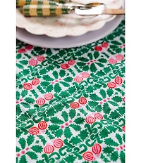 Furbish Pomegranate Embroidered Print Cotton Tablecloth