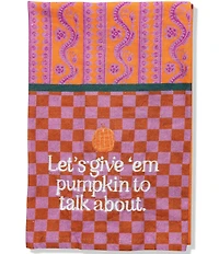 Furbish Pumpkin To Talk About Dish Towel
