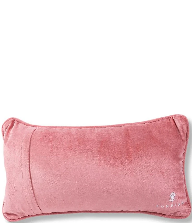 Furbish Too Much Needlepoint Pillow