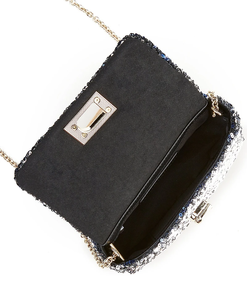 Furla 1927 Mini Sequin Chain Strap Crossbody Bag