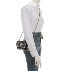 Furla 1927 Mini Sequin Chain Strap Crossbody Bag