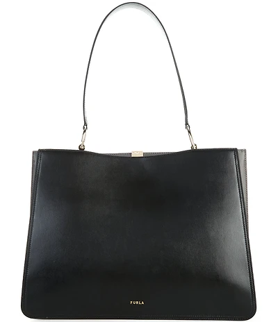 Furla Agata Large Leather Tote Bag