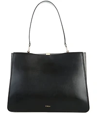 Furla Agata Large Leather Tote Bag