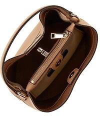 Furla Amelia Canvas Handle Mini Bucket Bag