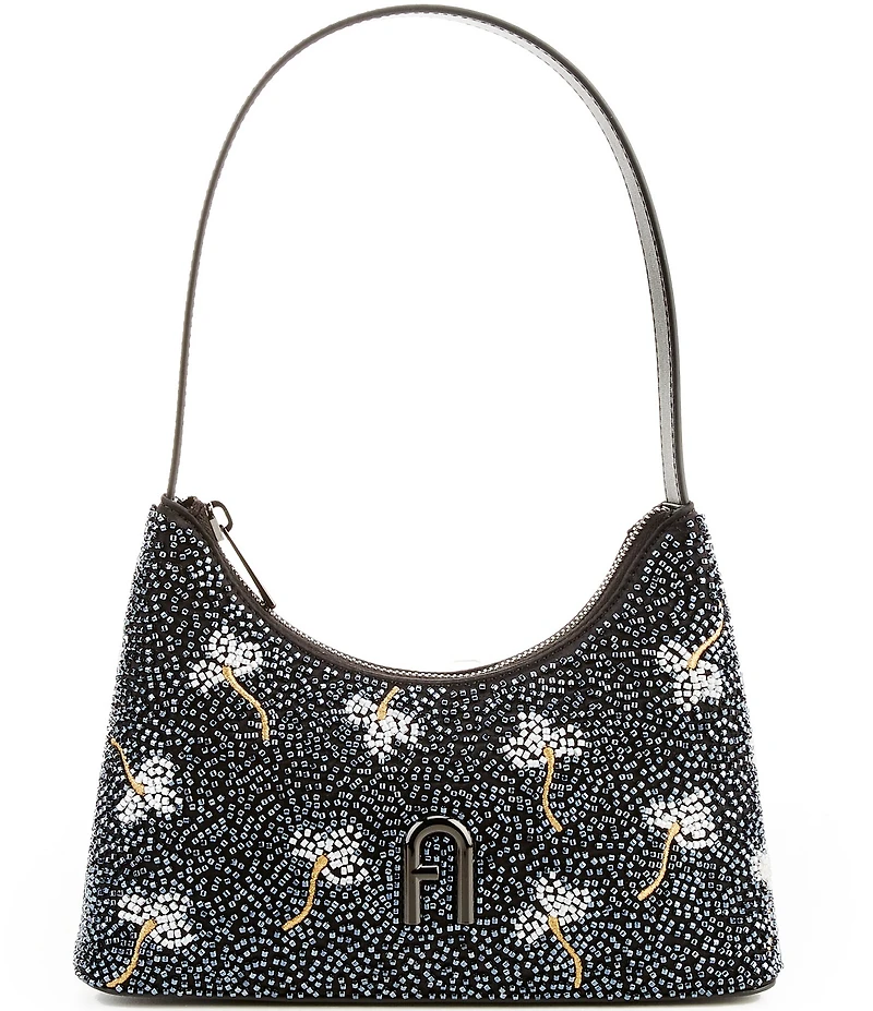 Furla Diamante Beaded Mini Shoulder Bag