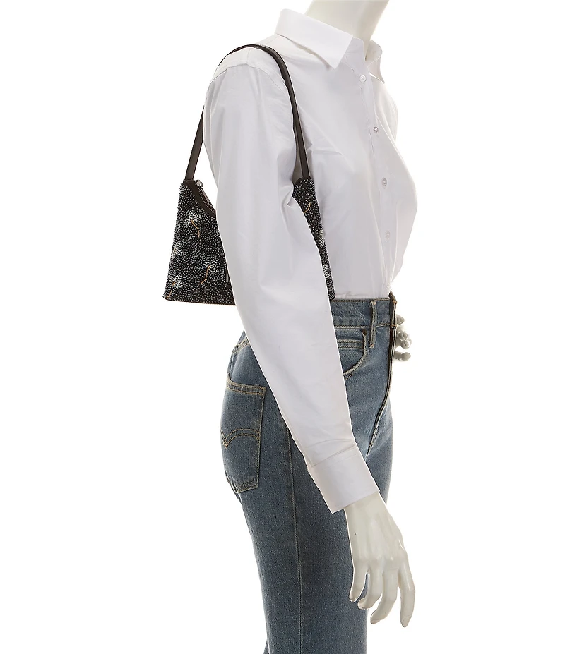 Furla Diamante Beaded Mini Shoulder Bag