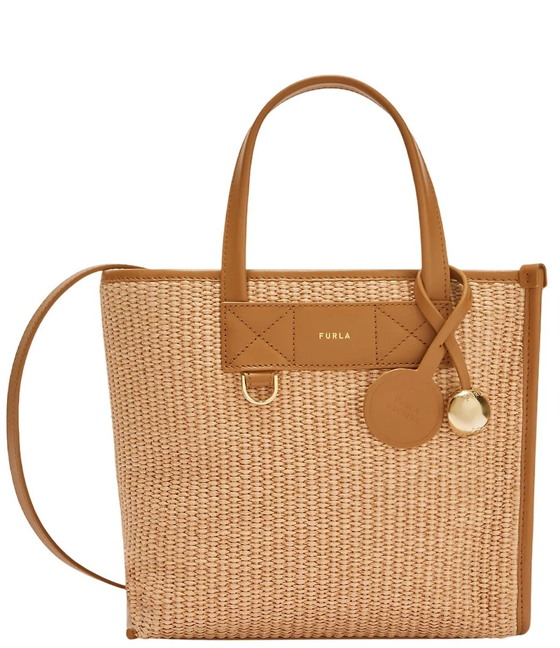 Furla Divide It Small Woven Tote Bag