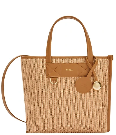 Furla Divide It Small Woven Tote Bag