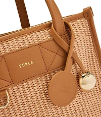Furla Divide It Small Woven Tote Bag