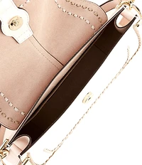 Furla Flow Medium Belt Buckle Top Handle Shoulder Bag