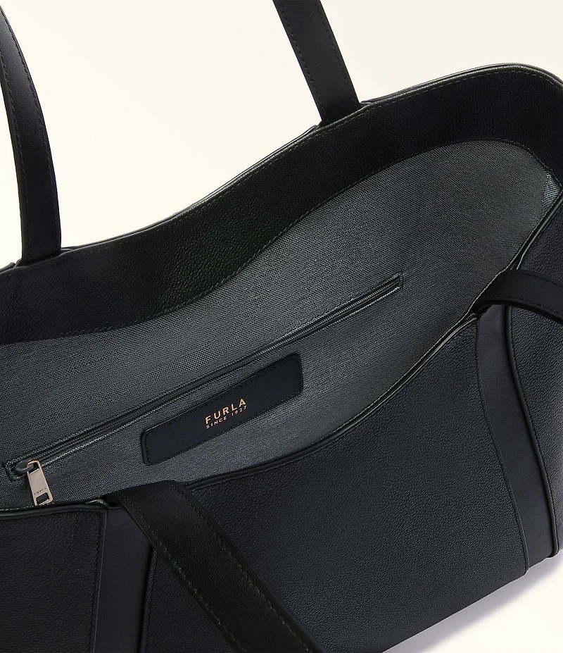 Furla Goccia Large Leather Tote Bag