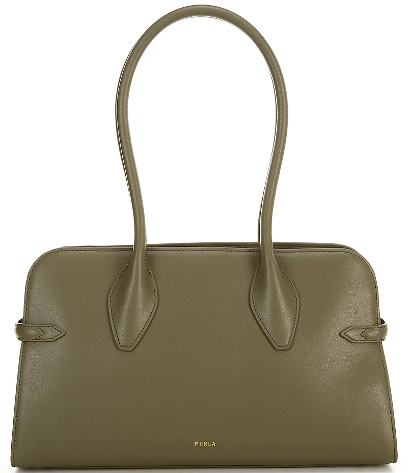 Furla Goccia Medium Buckle Detail Dome Satchel Bag