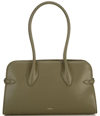 Furla Goccia Medium Buckle Detail Dome Satchel Bag