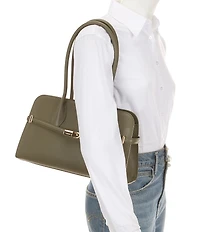 Furla Goccia Medium Buckle Detail Dome Satchel Bag