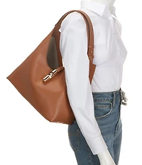 Furla Goccia Medium Leather Hobo Shoulder Bag