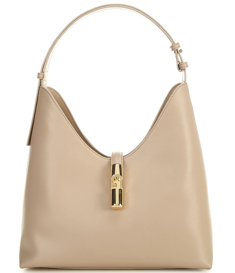 Furla Goccia Medium Leather Hobo Shoulder Bag