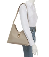 Furla Goccia Medium Leather Hobo Shoulder Bag