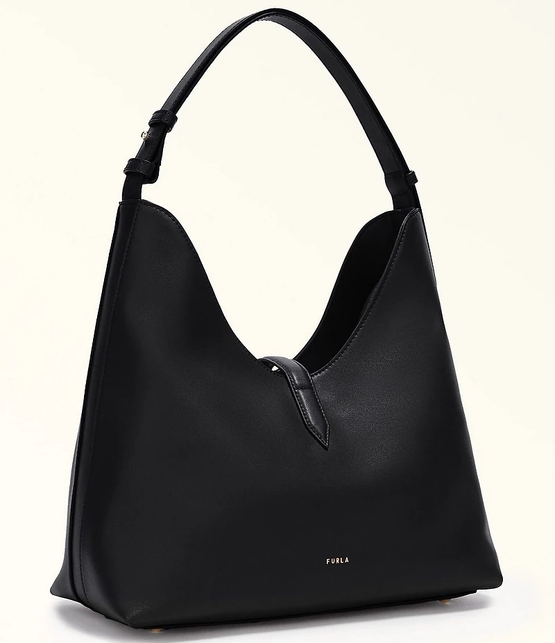 Furla Goccia Medium Leather Hobo Shoulder Bag