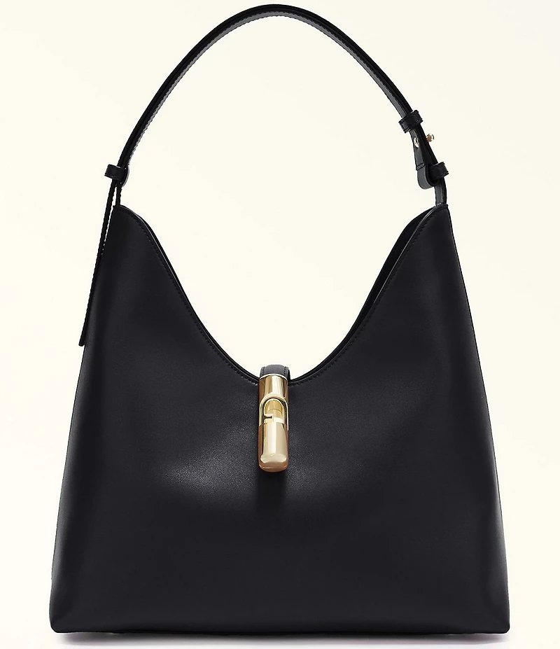 Furla Goccia Medium Leather Hobo Shoulder Bag