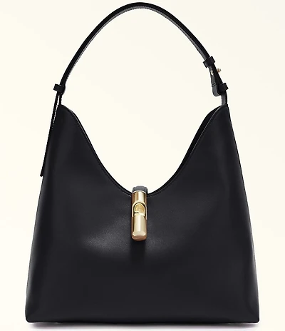 Furla Goccia Medium Leather Hobo Shoulder Bag
