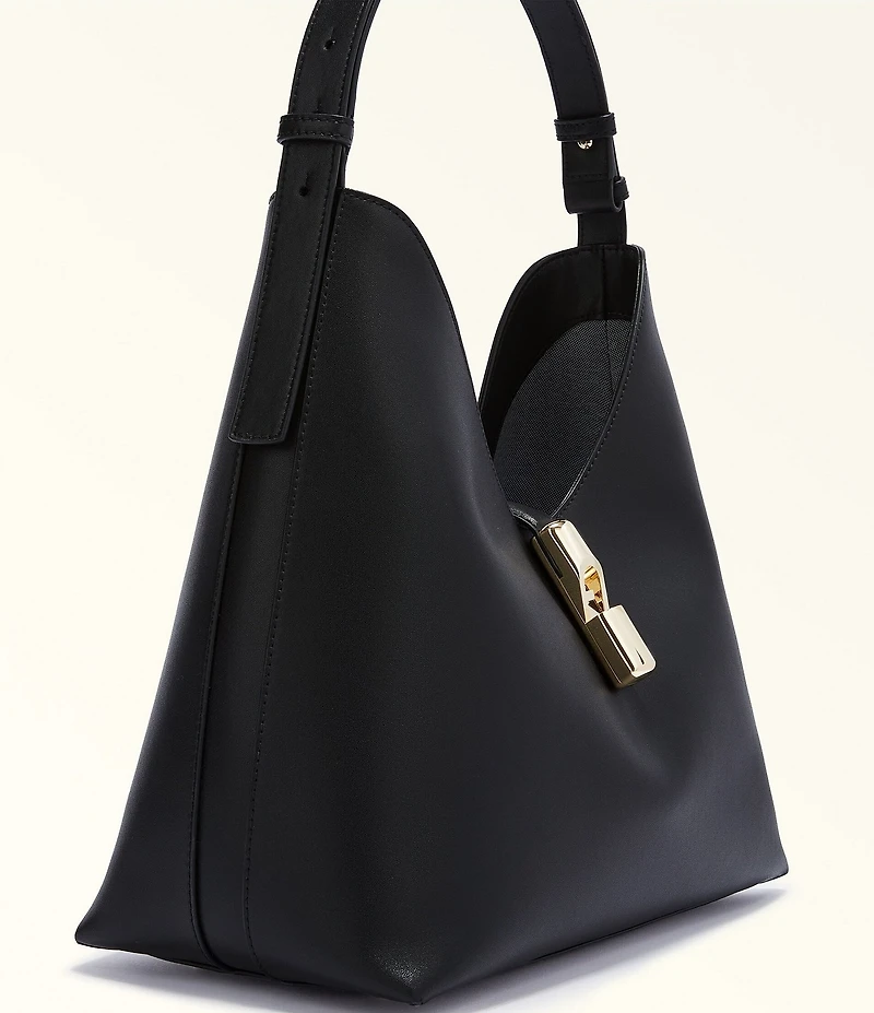 Furla Goccia Medium Leather Hobo Shoulder Bag
