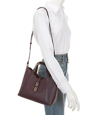 Furla Goccia Small Textured Satchel Handle Bag