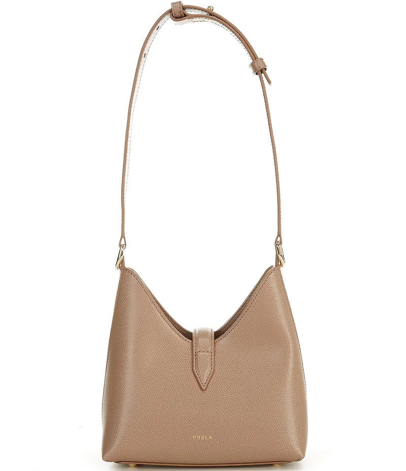 Furla Iride Leather Mini Hobo Shoulder Bag