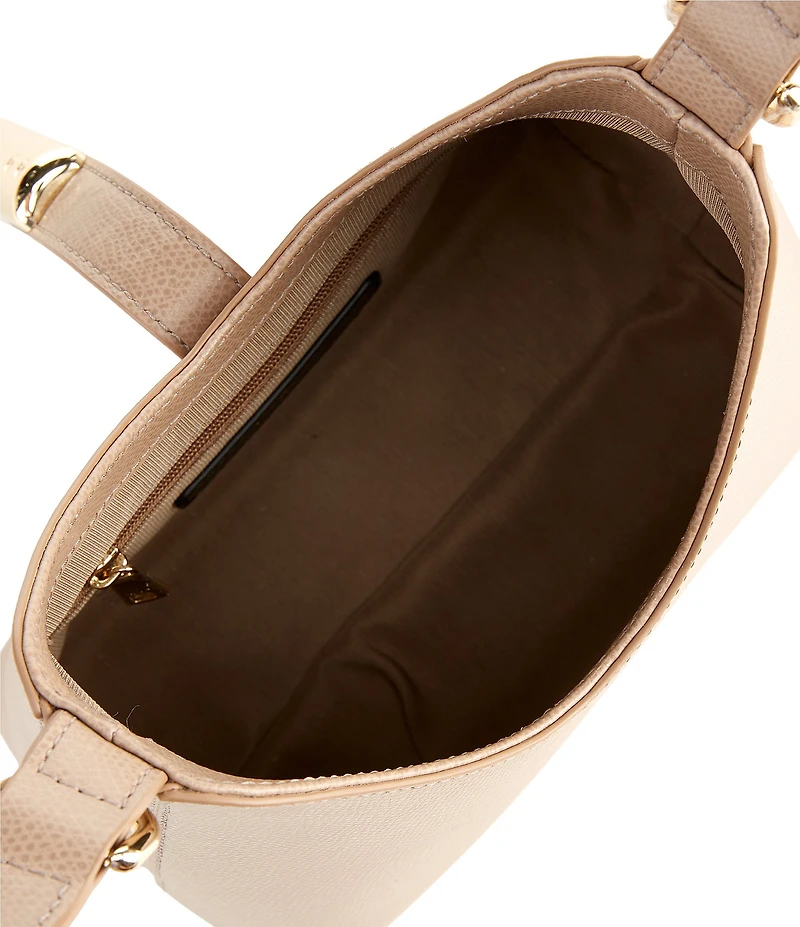 Furla Iride Leather Mini Hobo Shoulder Bag