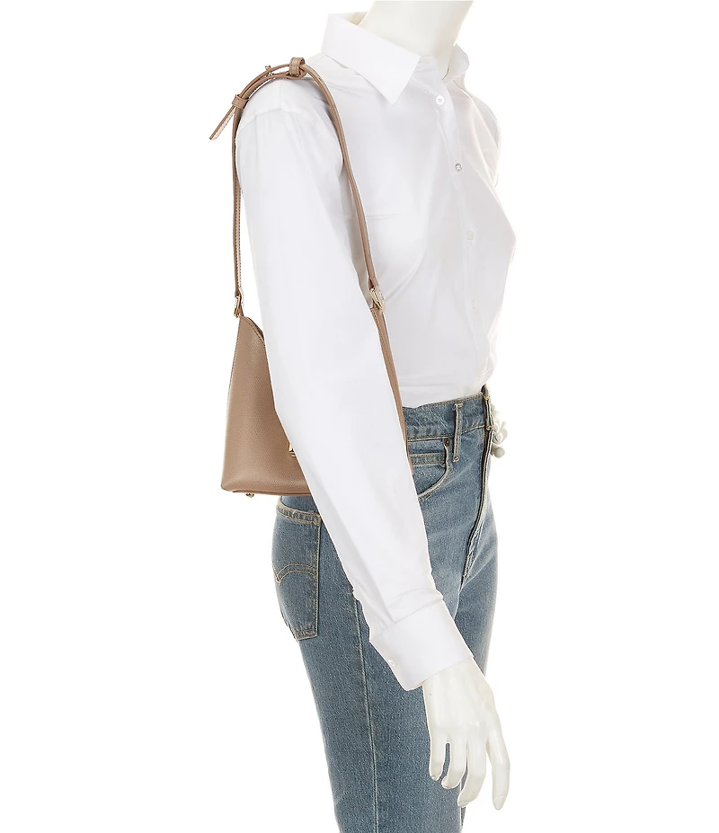 Furla Iride Leather Mini Hobo Shoulder Bag