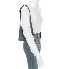 Furla Iride Leather Mini Hobo Shoulder Bag