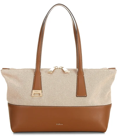 Furla Olivia Medium Canvas Tote Bag
