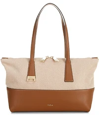 Furla Olivia Medium Canvas Tote Bag