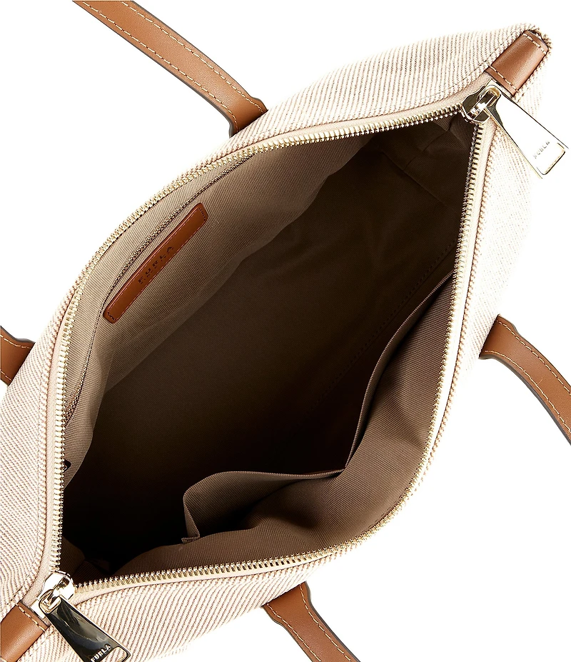 Furla Olivia Medium Canvas Tote Bag