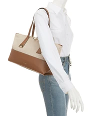 Furla Olivia Medium Canvas Tote Bag