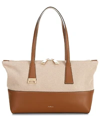 Furla Olivia Medium Canvas Tote Bag