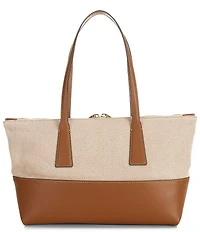 Furla Olivia Medium Canvas Tote Bag