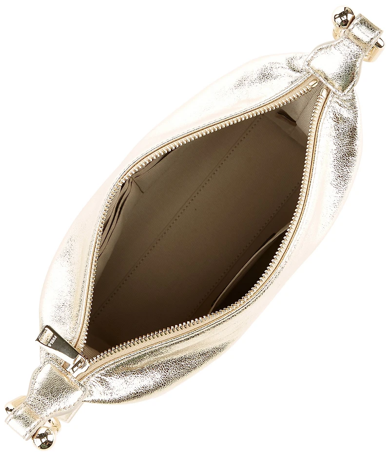 Furla Mini Tonie Metallic Crossbody Bag