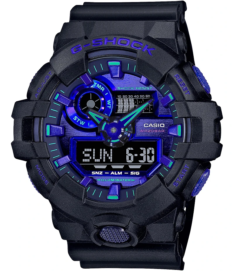 G-Shock Men's Casio Ana Digi Black Shock Resistant Watch
