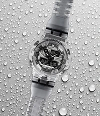 G-Shock Ana Digi Clear Skeleton Shock Resistant Watch